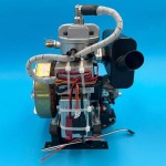 DLE35HD Hybrid motor Einzylinder Zweitakt wasser gekühlter Kolben öl antrieb für elektrischen Hoch leistungs motor UAV-Drohne
